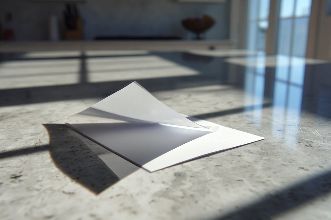 A note on a kitchen counter | Source: Midjourney