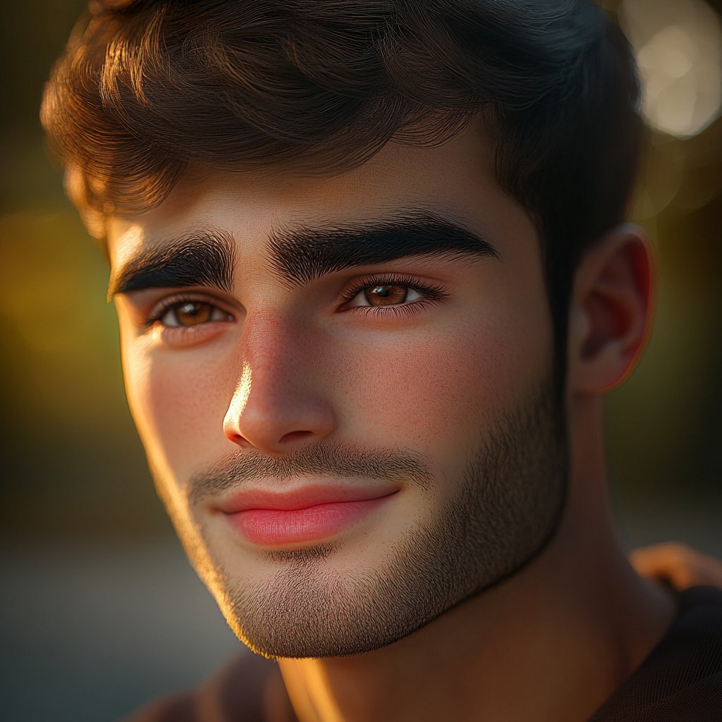 A young man smiling | Source: Midjourney