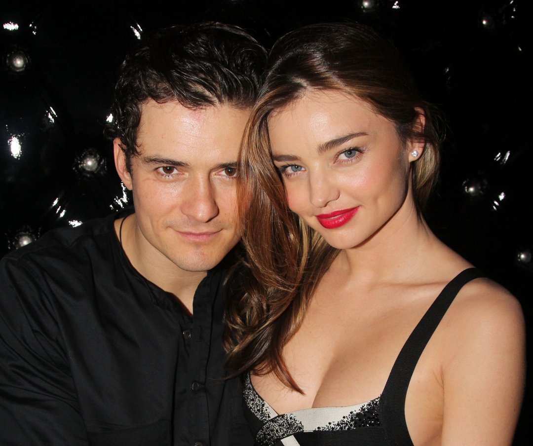 Orlando Bloom and Miranda Kerr at the Broadway opening night of 