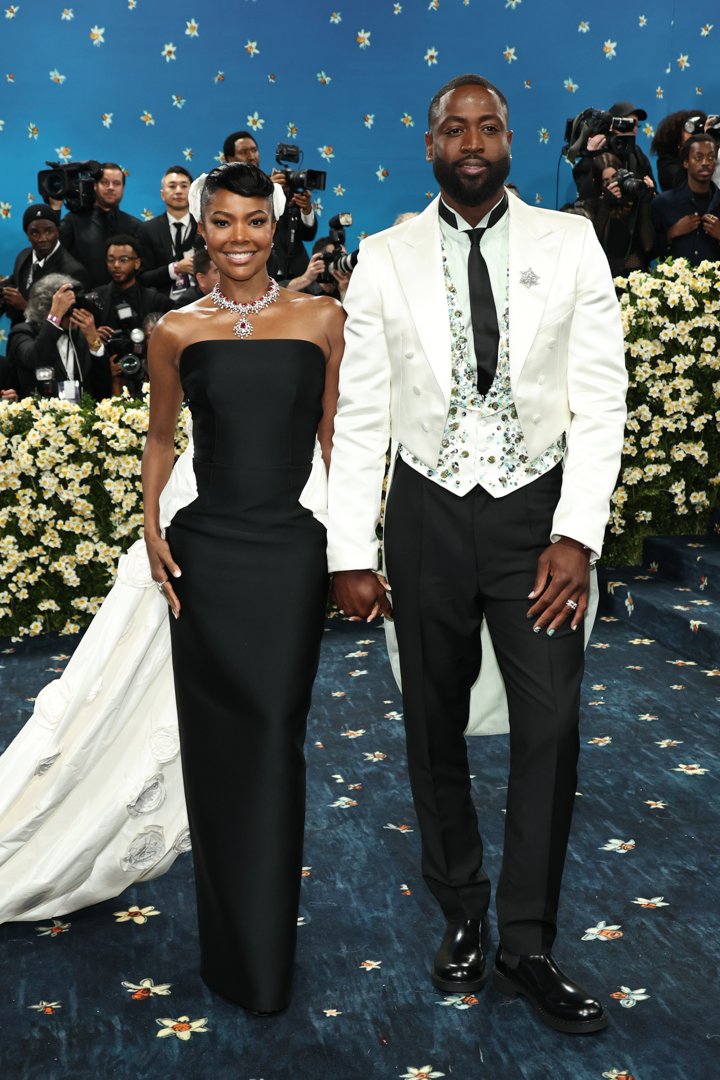 Gabrielle Union and Dwyane Wade at the 2025 Met Gala on May 5 in New York. | Source: Getty Images