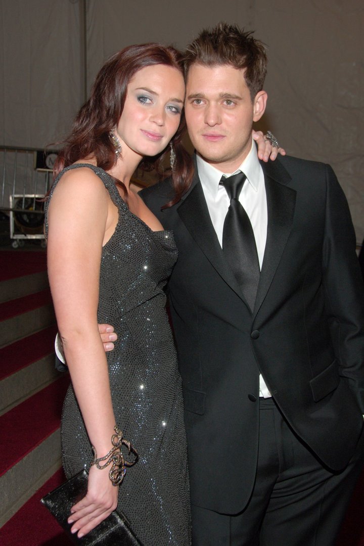 Emily Blunt and Michael Buble at the 2007 Met Gala on May 7. | Source: Getty Images