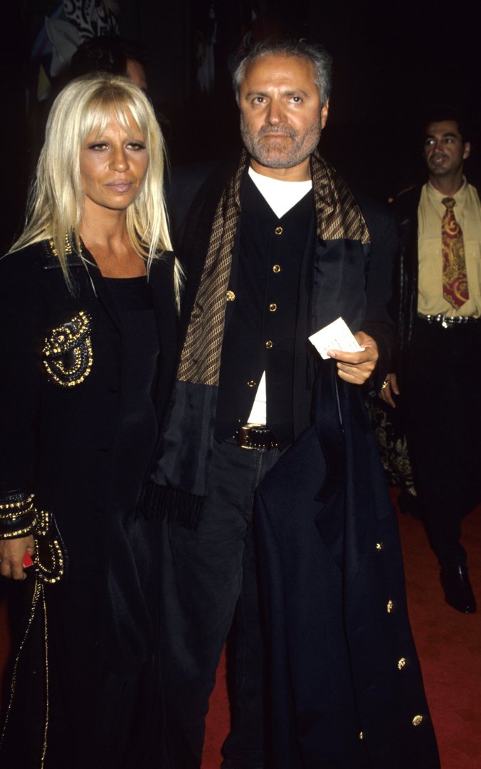 Gianni Versace, 45, and Donatella Versace, 37, attended the