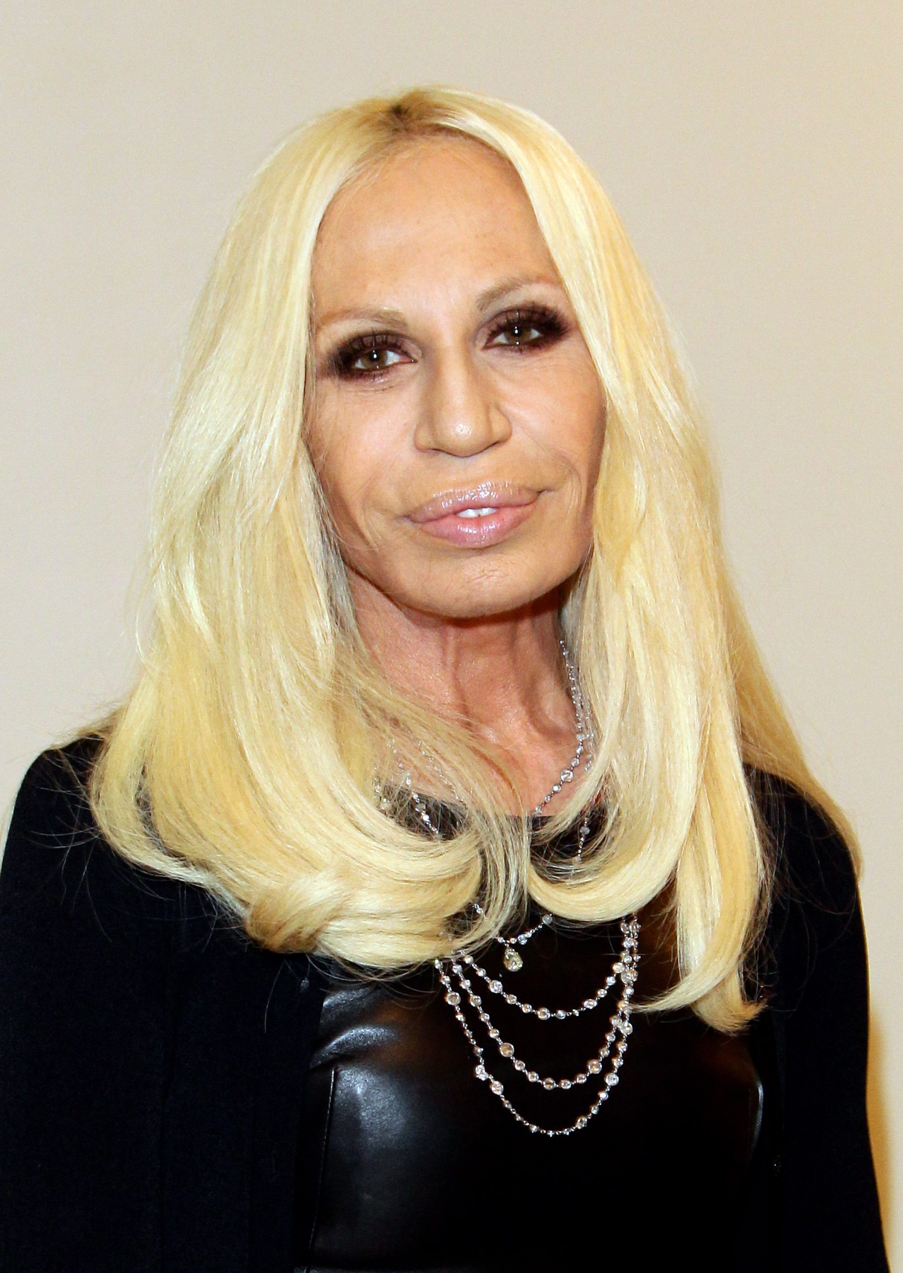 Donatella Versace, 55, attended the launch of