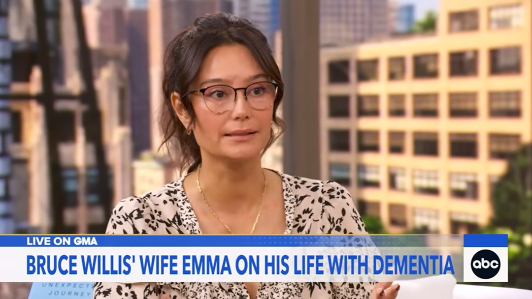 Emma Heming Willis appears on