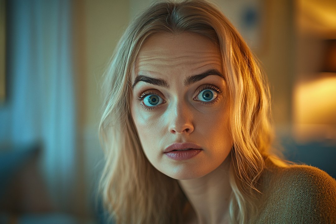 A shocked woman | Source: Midjourney