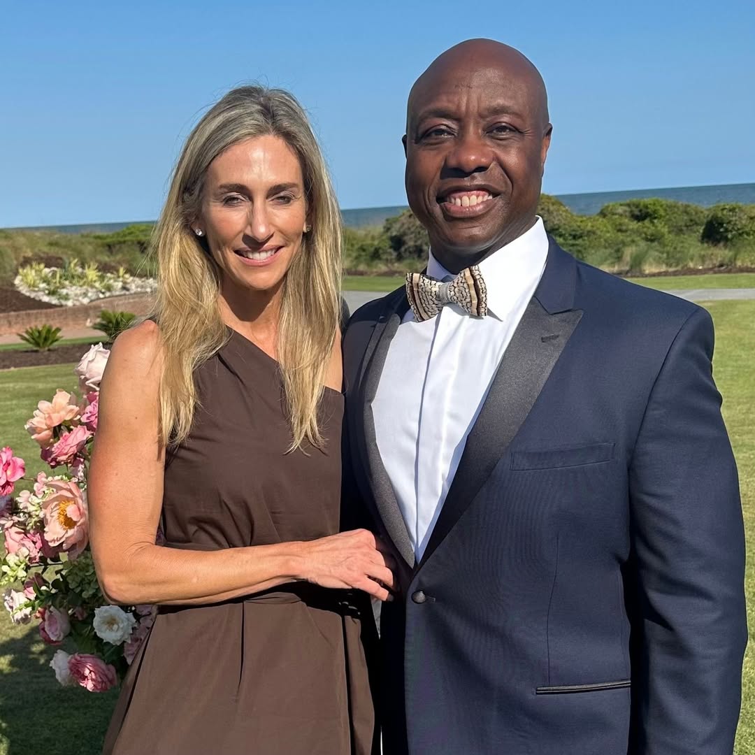 Mindy Noce and Tim Scott from a post dated August 3, 2025. | Source: Instagram/senatortimscott