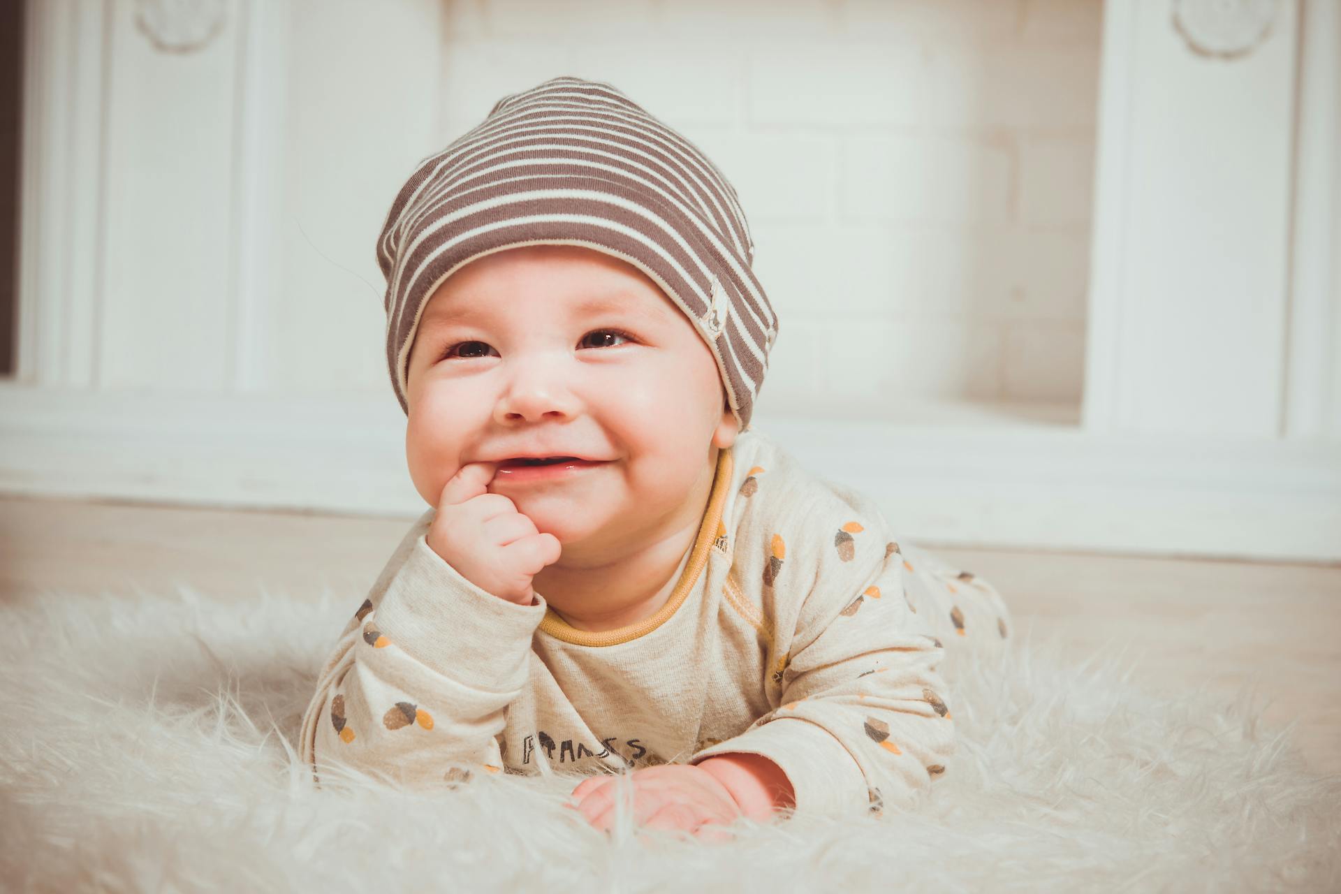 A baby smiling | Source: Pexels