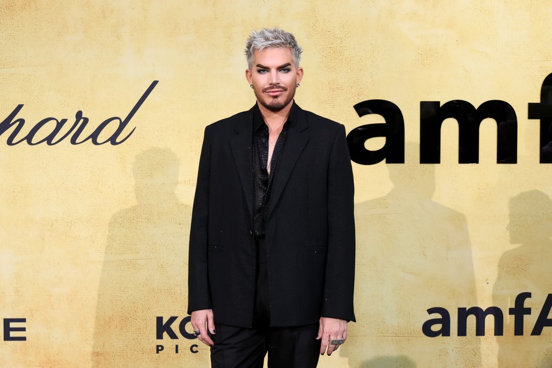 Adam Lambert at the amfAR Gala Cannes 2025 on May 22 in Cap d'Antibes, France. | Source: Getty Images