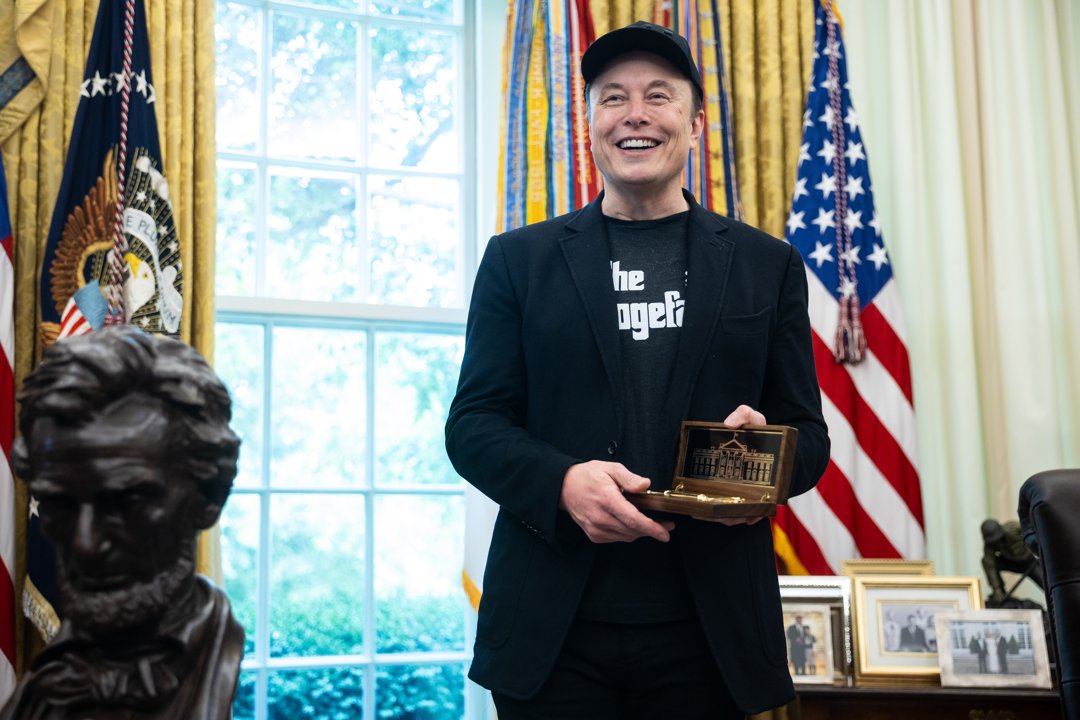 Elon Musk during a news conference with US President Donald Trump in the Oval Office in Washington, D.C., on May 30, 2025 | Source: Getty Images