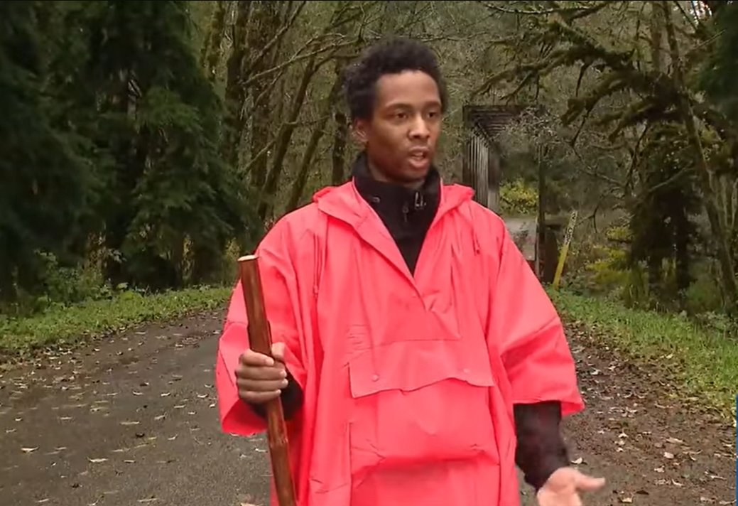 Axel Graham is seen by Bogachiel River in a video dated November 6, 2025  | Source: YouTube/@komonews