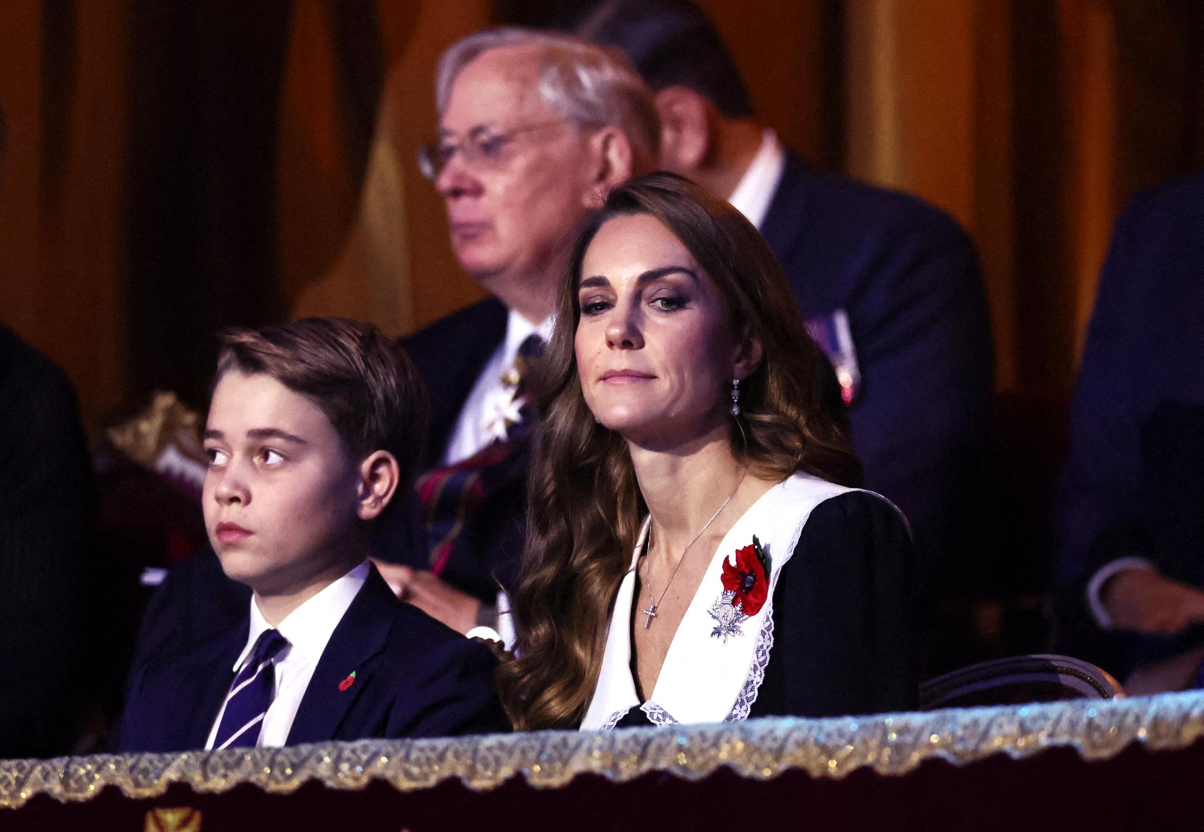 Catherine, Princess of Wales, and Prince George attend the Royal British Legion Festival of Remembrance at the Royal Albert Hall on November 8, 2025, in London, England. | Source: Getty Images