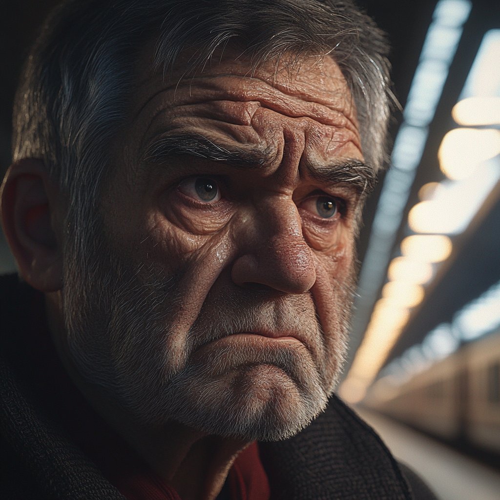 A sad older man | Source: Midjourney