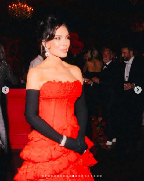 Kris Jenner smiling and enjoying herself at her birthday party. | Source: Instagram/krisjenner