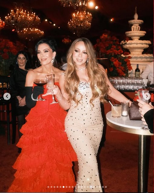 Kris Jenner and Mariah Carey, from a post dated November 9, 2025 | Source: Instagram/krisjenner