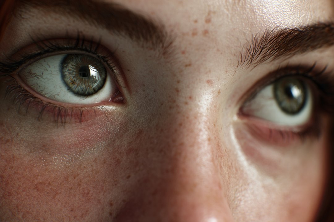 A close-up shot of a woman's eyes | Source: Midjourney