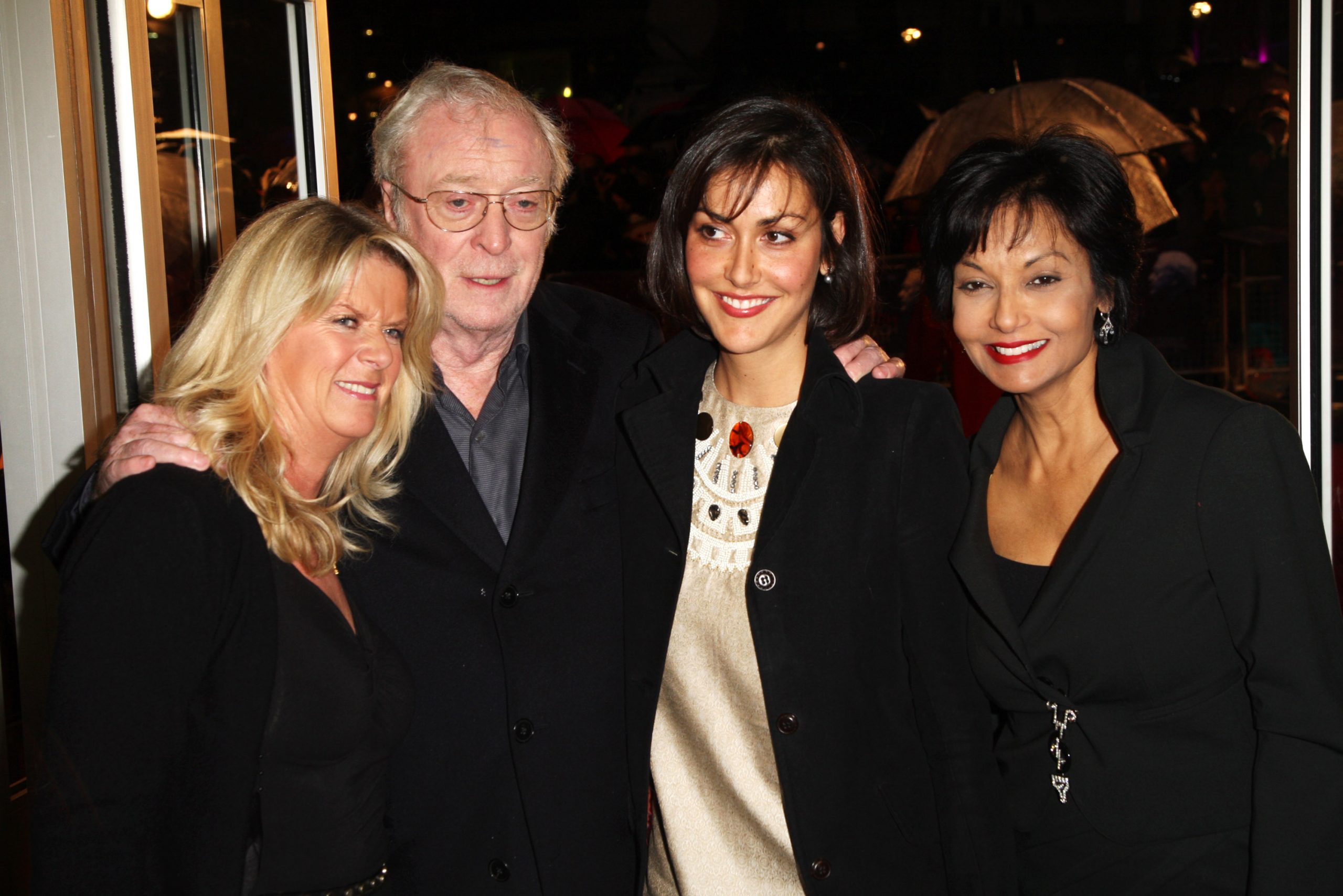 Michael Caine is joined by Shakira, Dominique, and Natasha at the UK premiere of