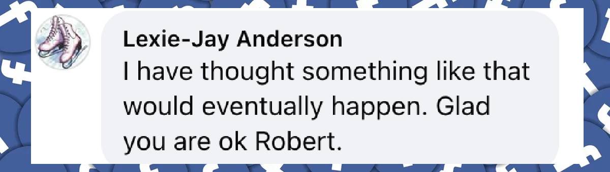 Netizen comment about Robert Irwin, posted on November 5, 2025. | Source: Facebook/EntertainmentTonight