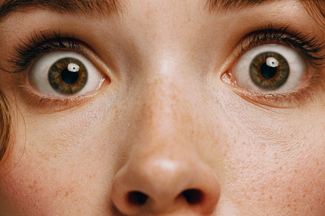 A close-up shot of a woman's face | Source: Midjourney