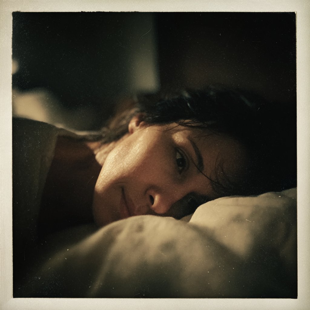 An ill woman lying on her bed | Source: Midjourney