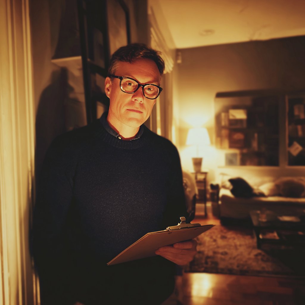 A man holding a clipboard | Source: Midjourney