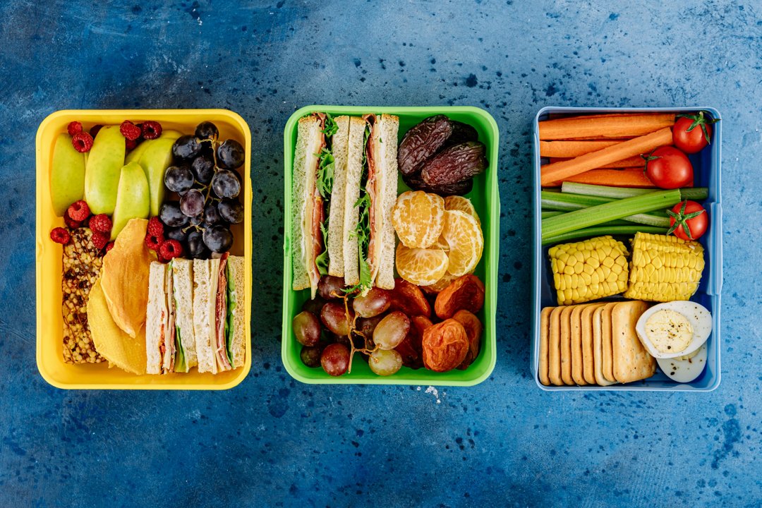 Packed lunches in colorful containers | Source: Pexels