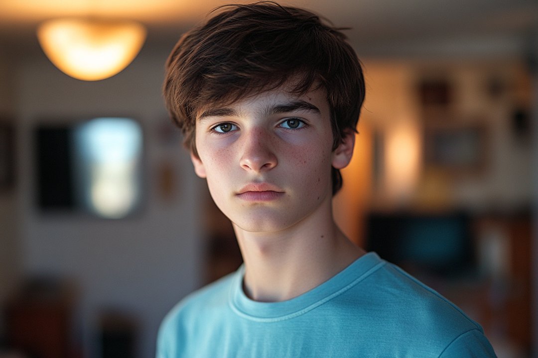 A sad young boy | Source: Midjourney