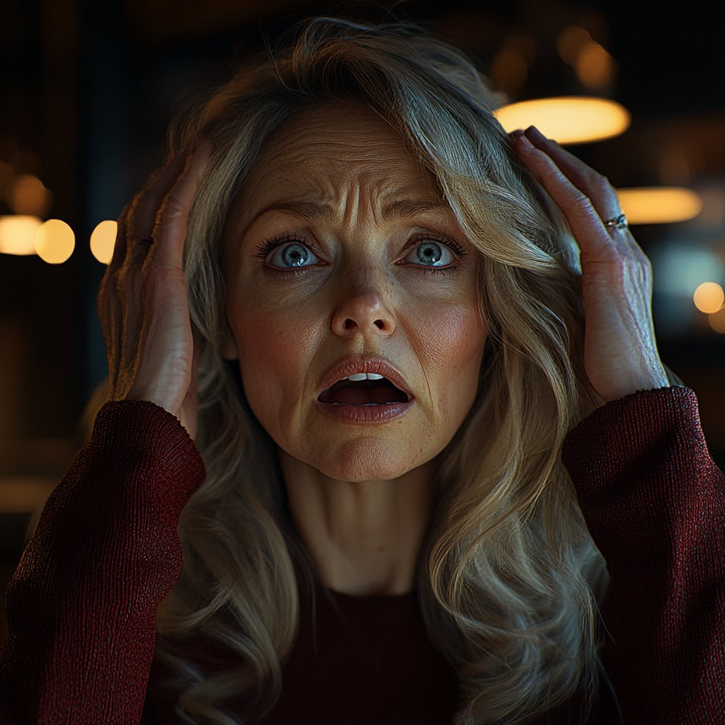 An anxious woman | Source: Midjourney