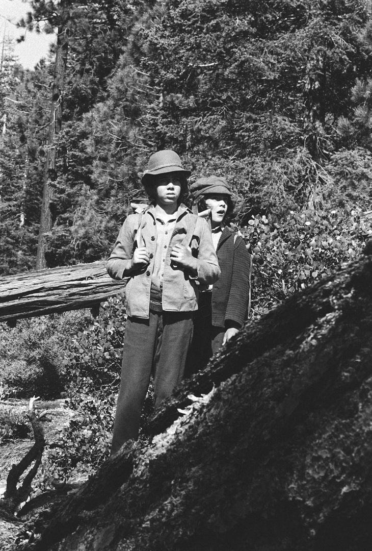 Patrick Labyorteaux as Andrew 'Andy' Garvey and Matthew Laborteaux as Albert Quinn Ingalls pictured during an episode of 