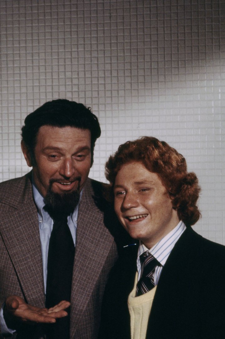 Theodore Bikel and Danny Bonaduce in the ABC TV movie 