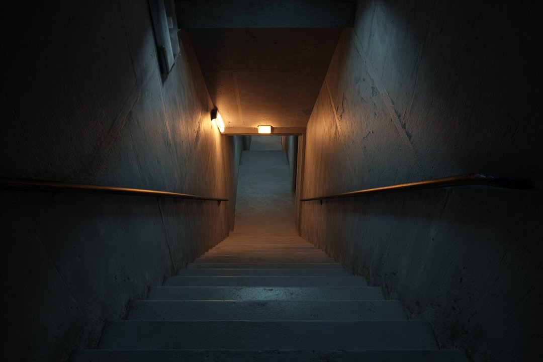 Basement stairs | Source: Midjourney