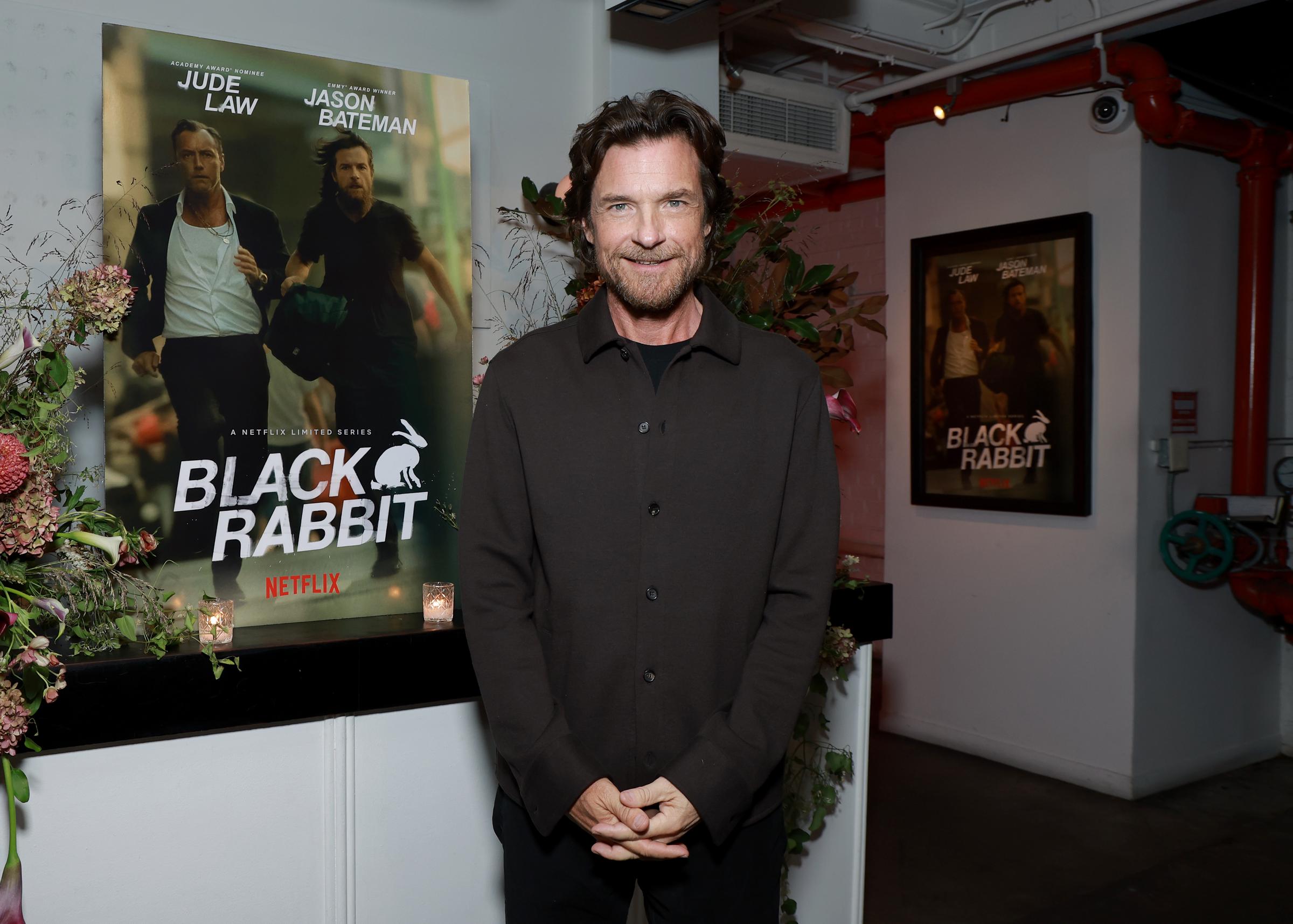 Jason Bateman attends the Netflix Black Rabbit SAG Event at Metrograph on September 17, 2025 | Source: Getty Images