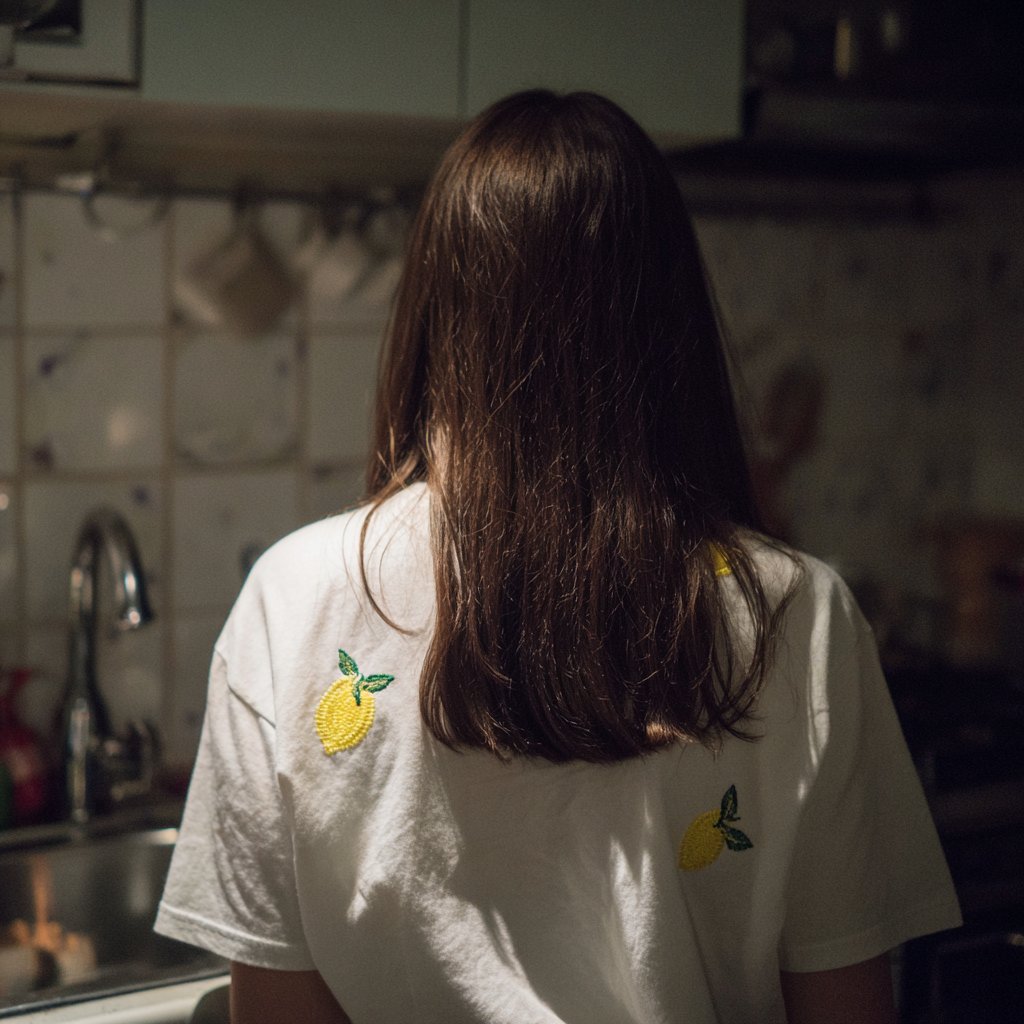 A woman standing in a kitchen | Source: Midjourney