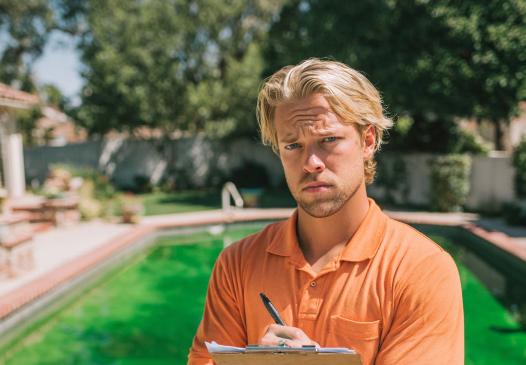 A frowning man holding a clipboard | Source: Midjourney