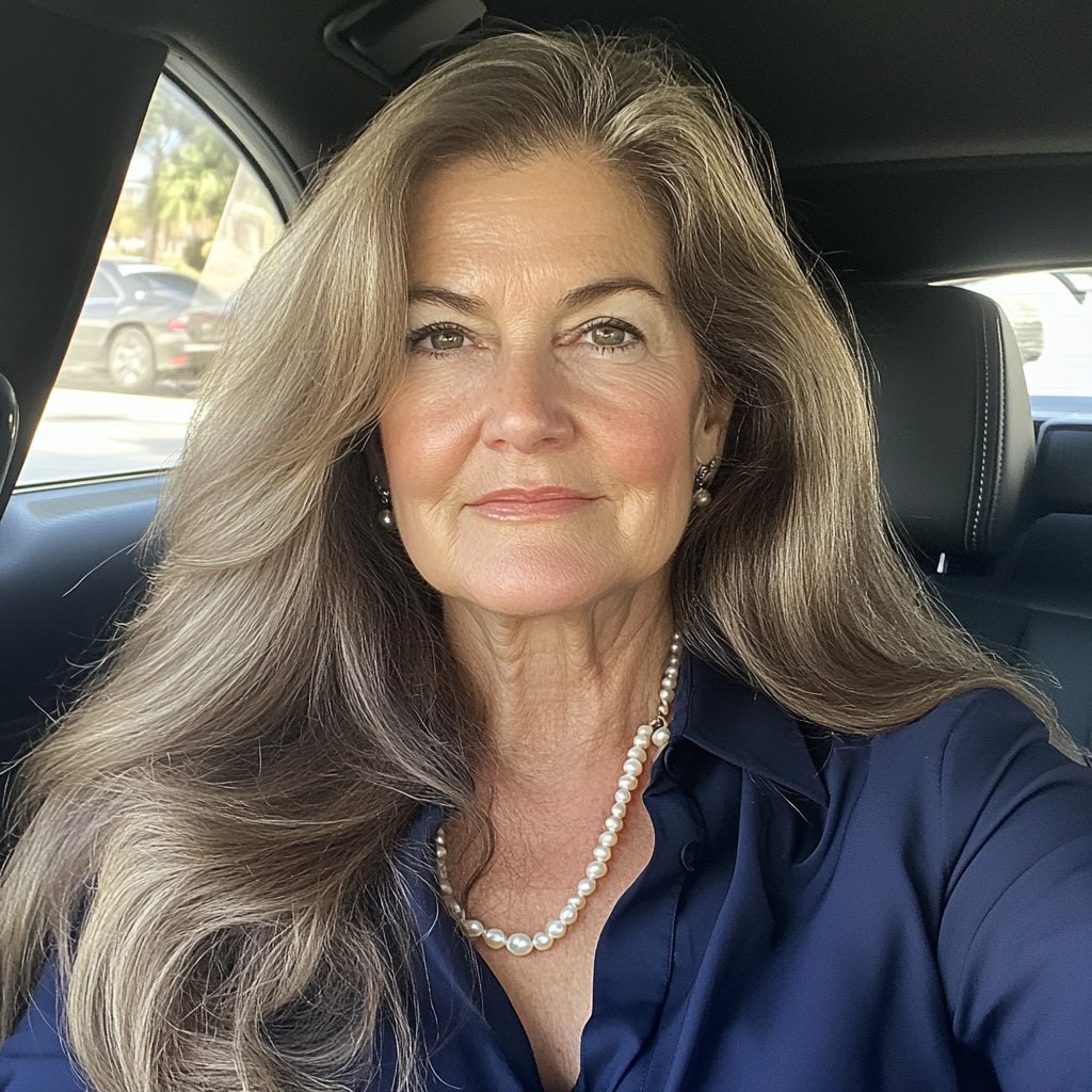 A smug older woman | Source: Midjourney