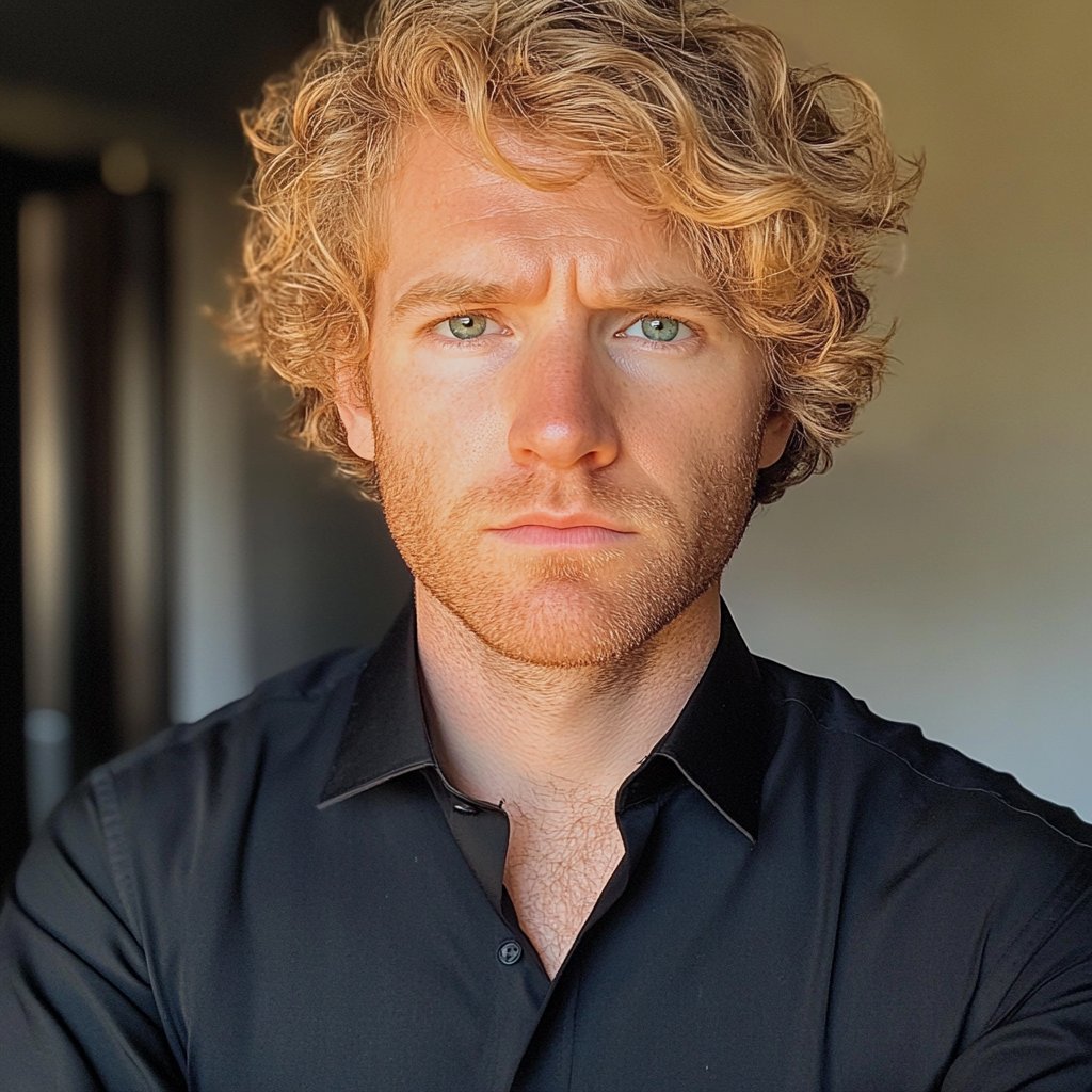 A frowning man | Source: Midjourney