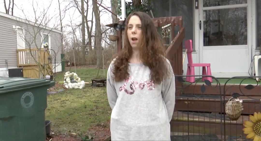 Jessica Brown, Isabella's mother, interviewed by WTHR, posted on April 1, 2023. | Source: YouTube/WTHR