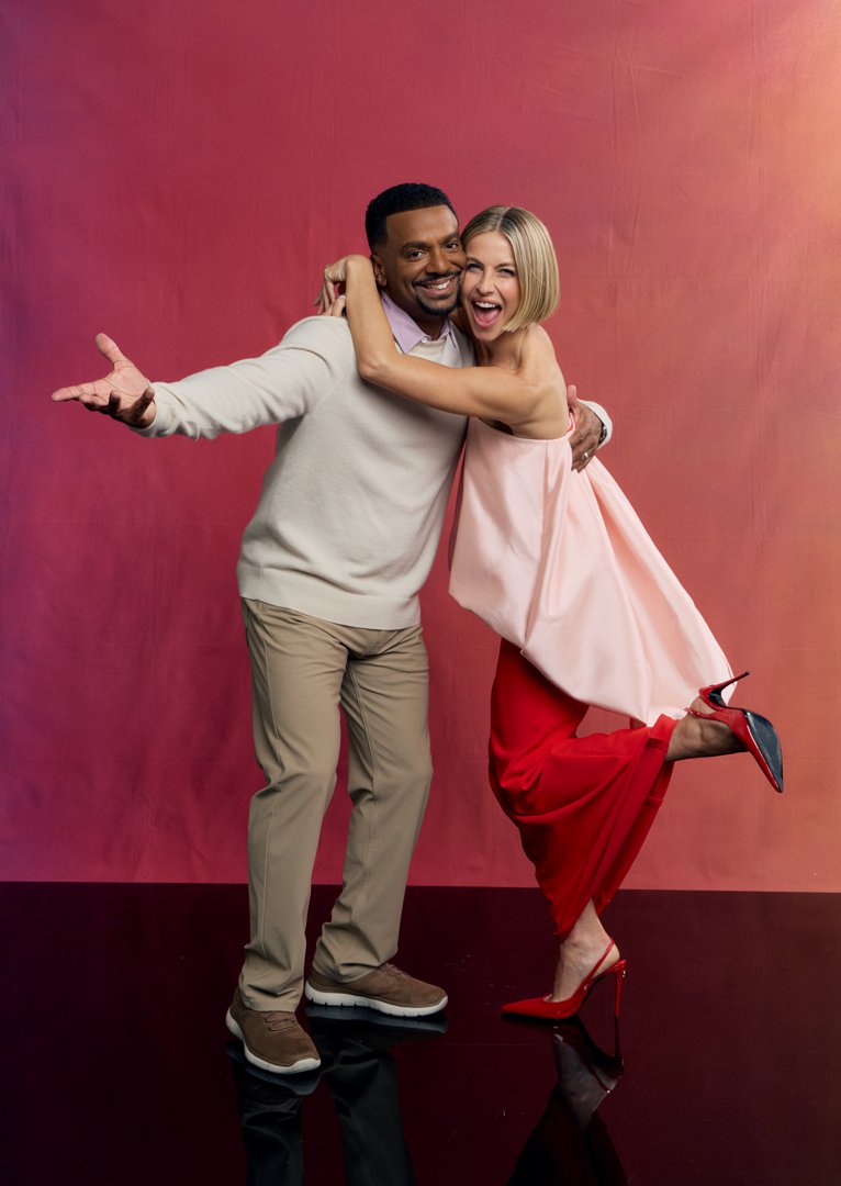 Alfonso Ribeiro and Julianne Hough at the Deadline x 