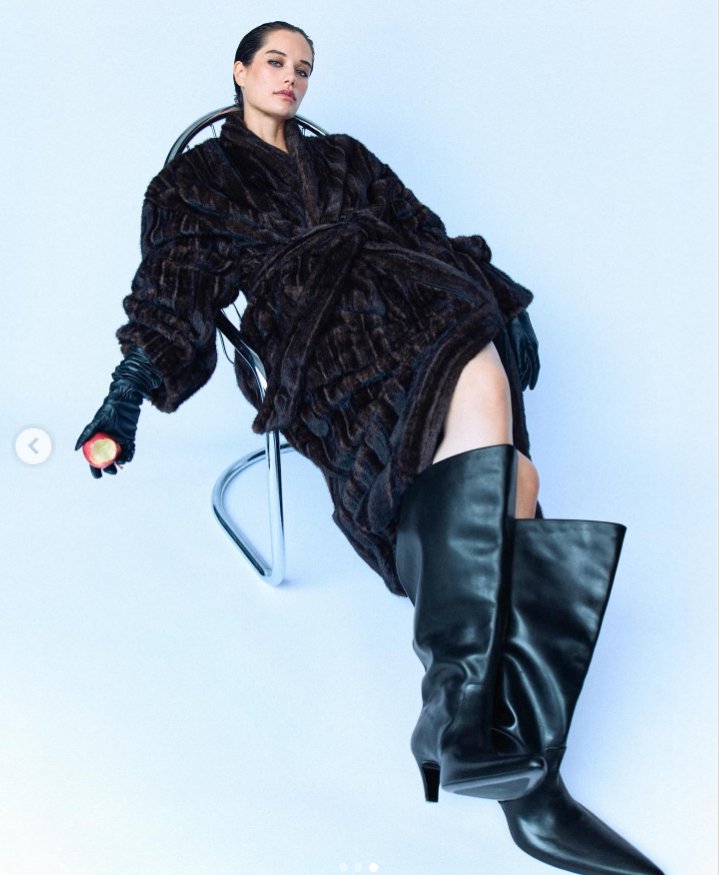 Ella Travolta in the photoshoot for Hardcopy Magazine, as seen in a post dated November 10, 2025. | Source: Instagram/hardcopy_magazine