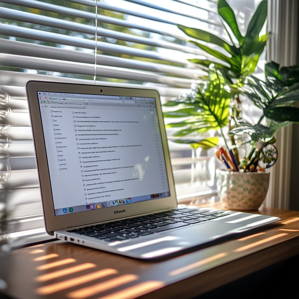 A laptop opened to emails | Source: Midjourney