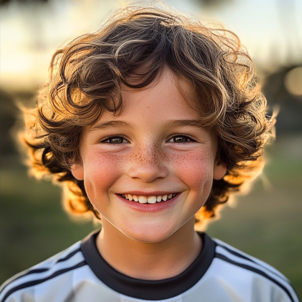 A smiling little boy | Source: Midjourney