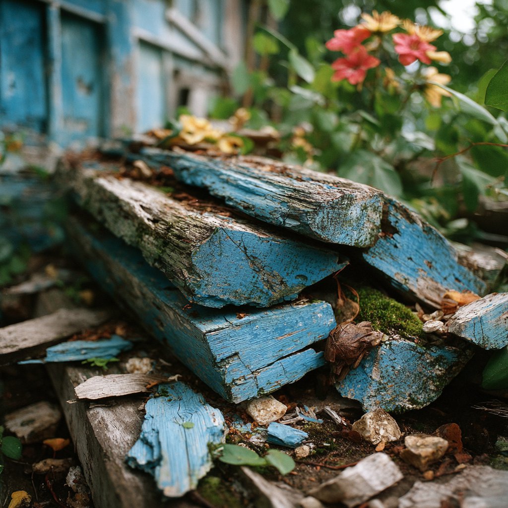 Pieces of a broken kennel | Source: Midjourney