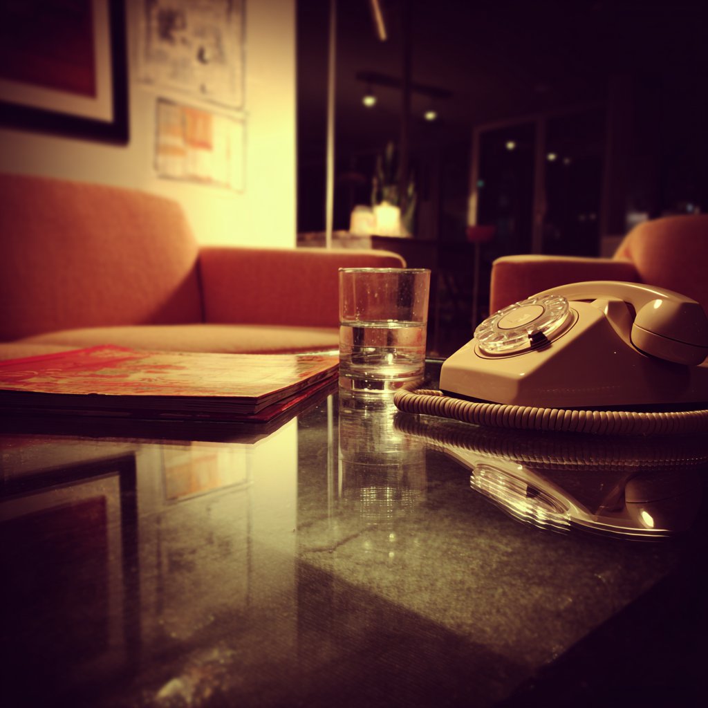 A pink phone on a table | Source: Midjourney