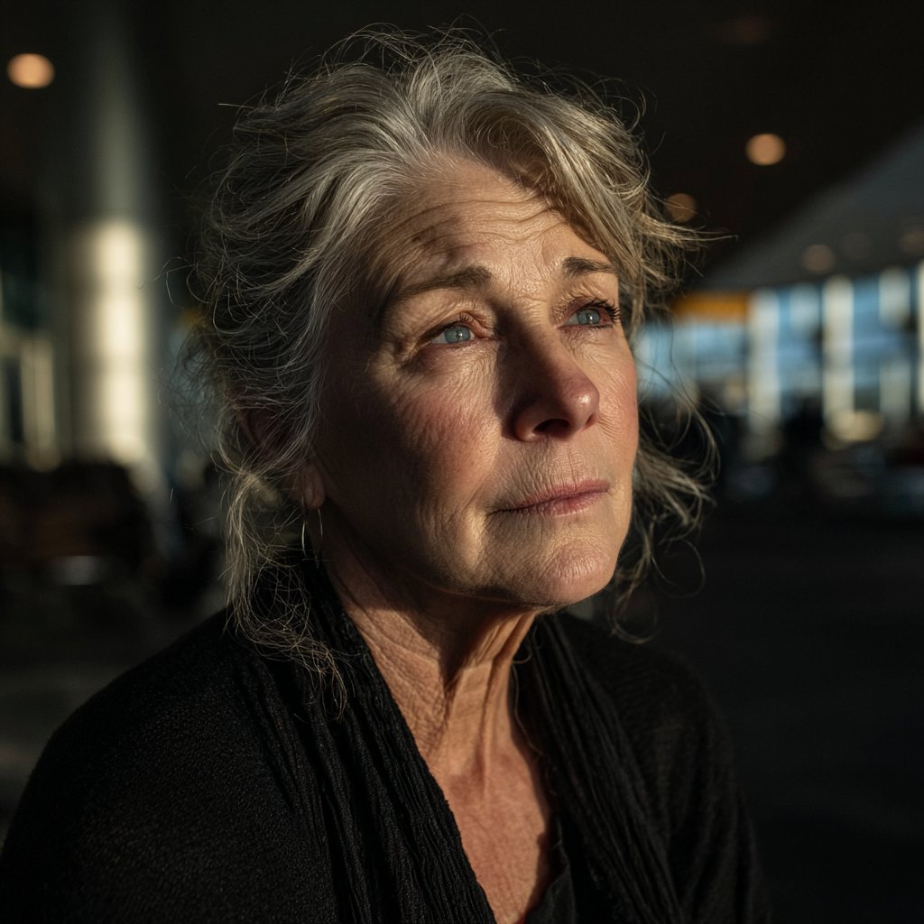 An emotional older woman | Source: Midjourney