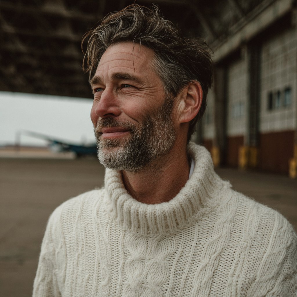 A smiling older man | Source: Midjourney