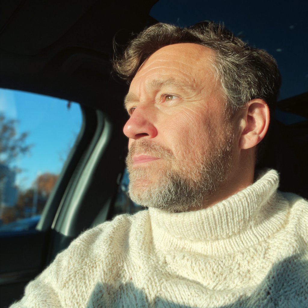 A man driving a car | Source: Midjourney