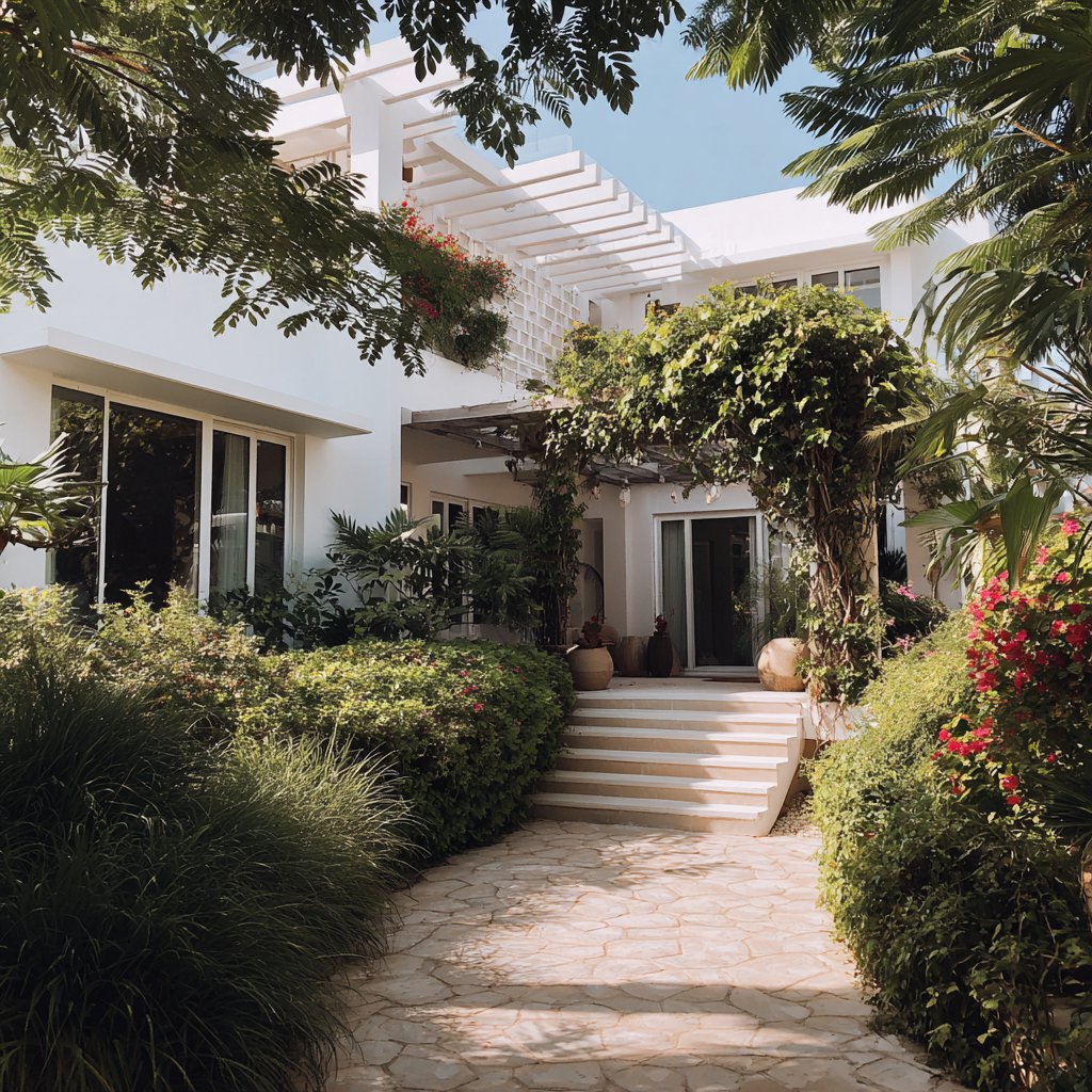 The exterior of a house | Source: Midjourney