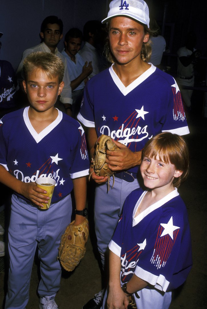 The teen star, Chad Lowe, and Danny Cooksey at the 