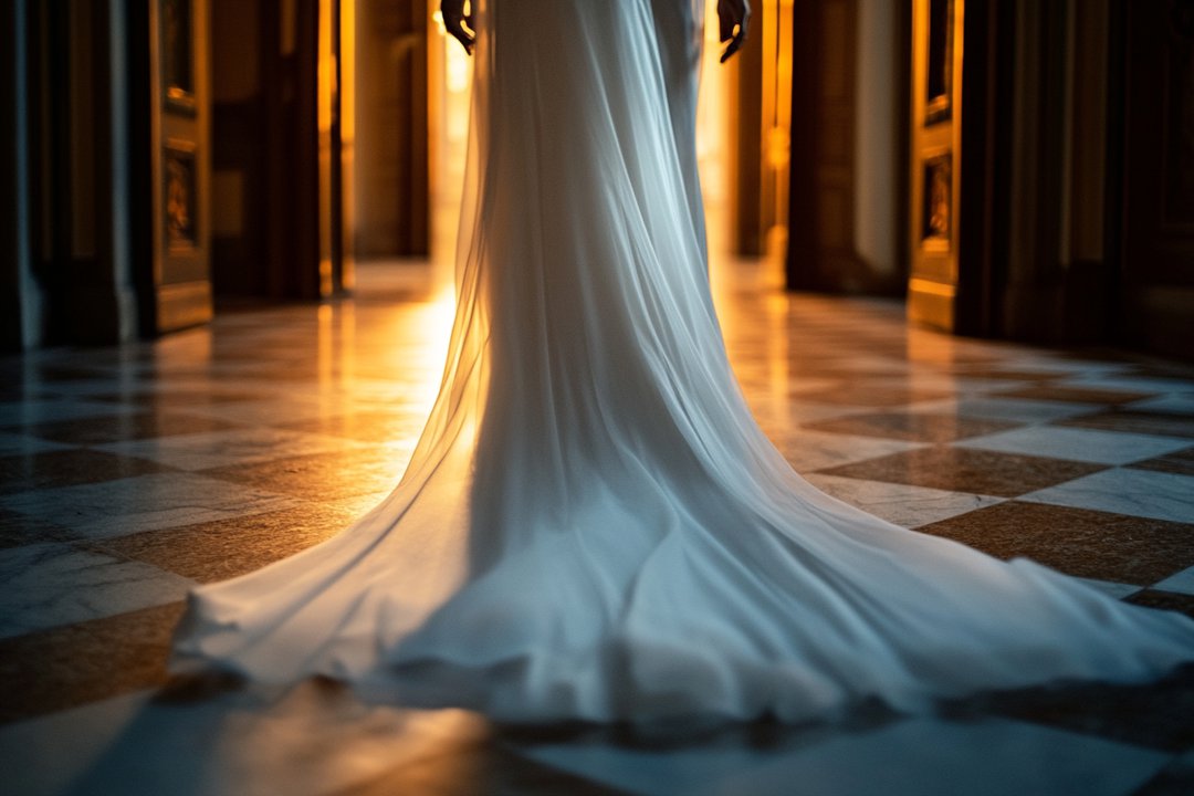 A bride walking away | Source: Midjourney