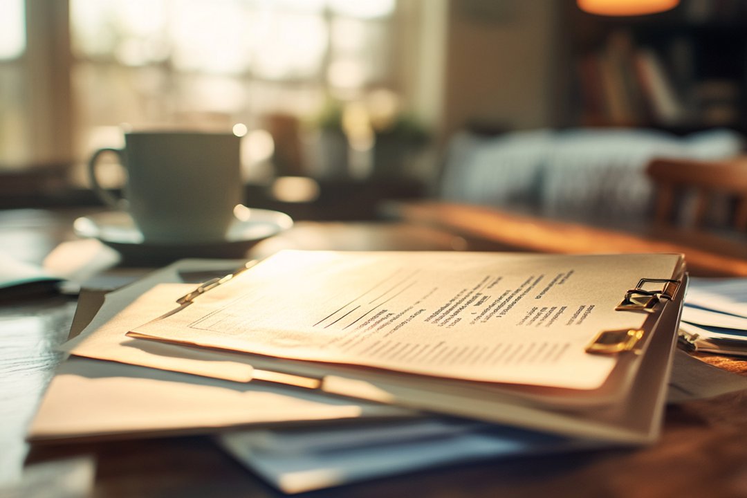 Documents on a table | Source: Midjourney