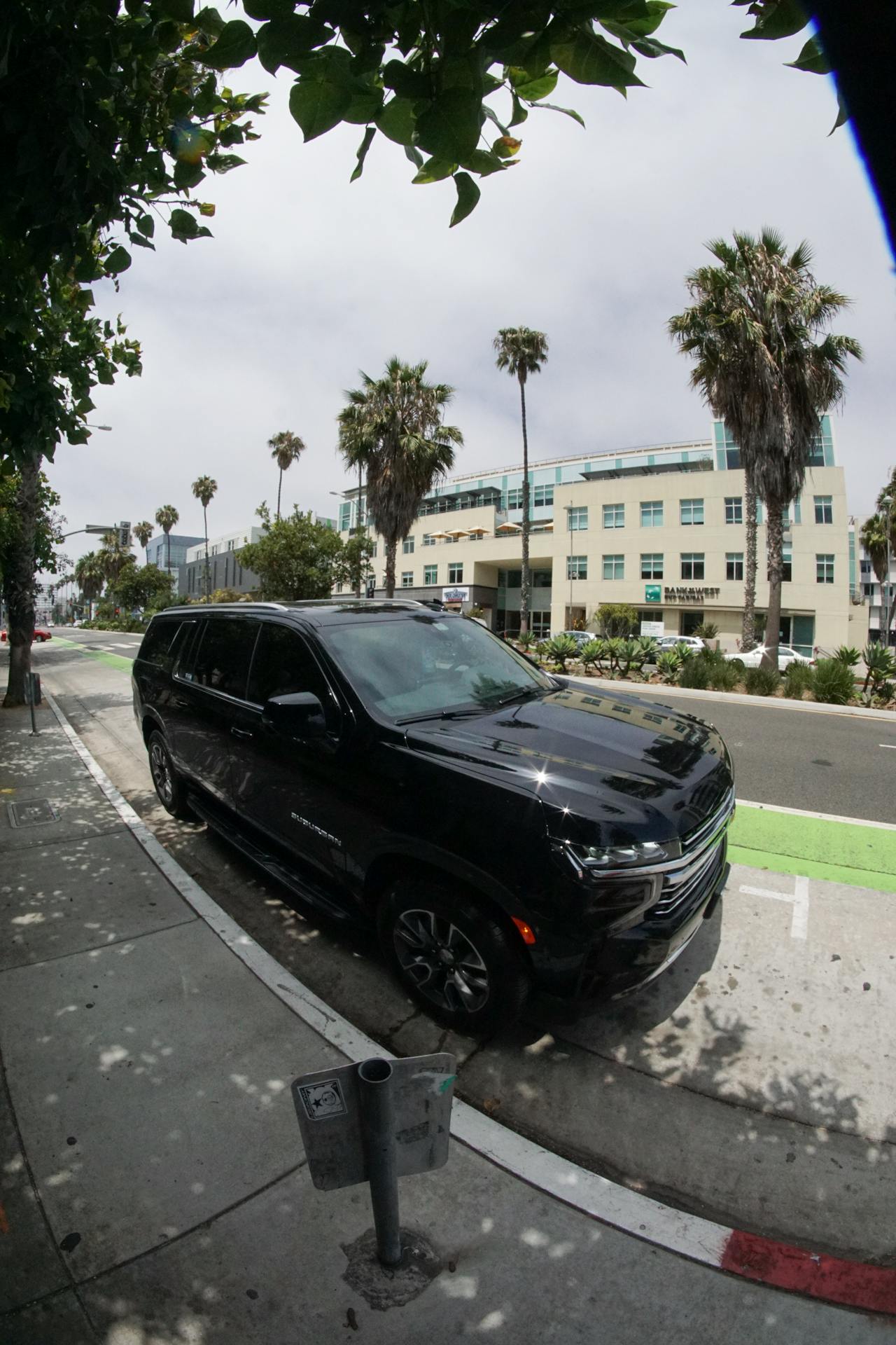 A black SUV parked on the street | Source: Pexels